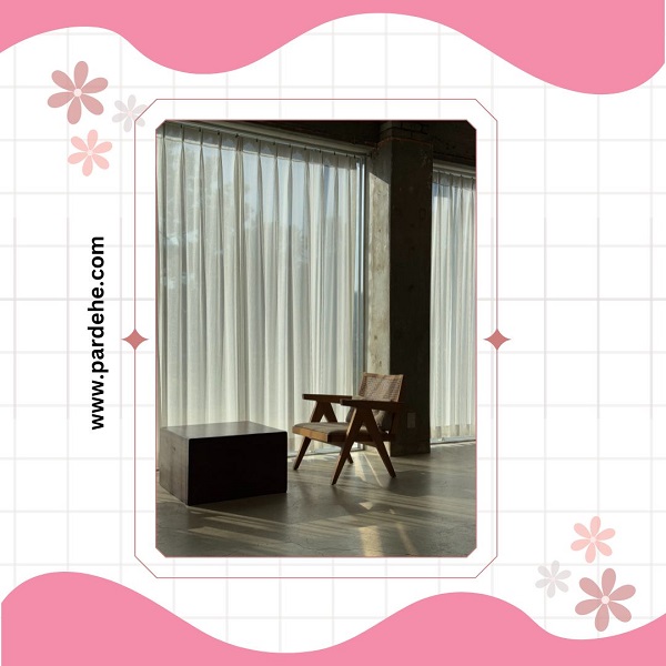 پرده مینیمال طرح 8086 | پرده فروشی نیکجو