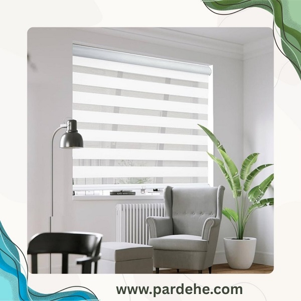 پرده زبرا به عنوان کانون توجه در دکوراسیون سالن پذیرایی | پرده فروشی نیکجو